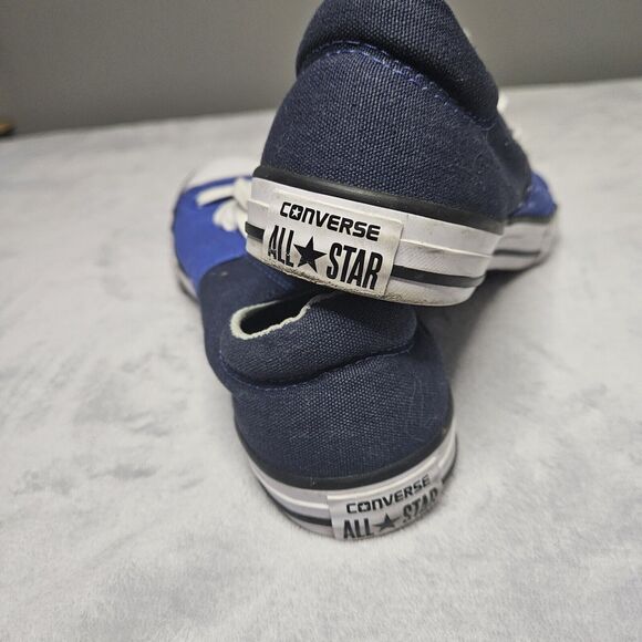 Converse Chuck Taylor All Star women's 7.5 Navy Blue/blue Canvas Low Top Casual - Picture 5 of 6